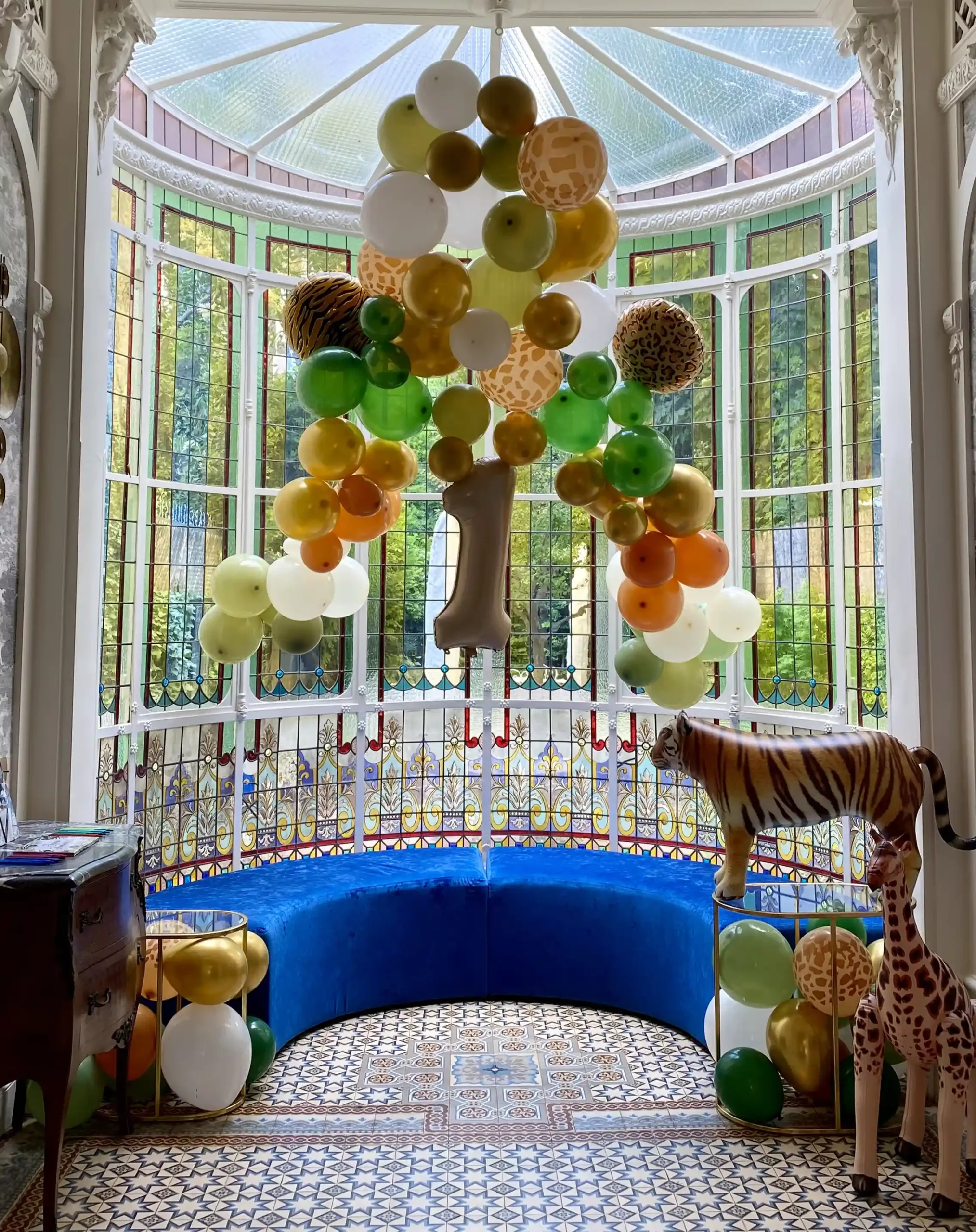 La roton de avec des ballons