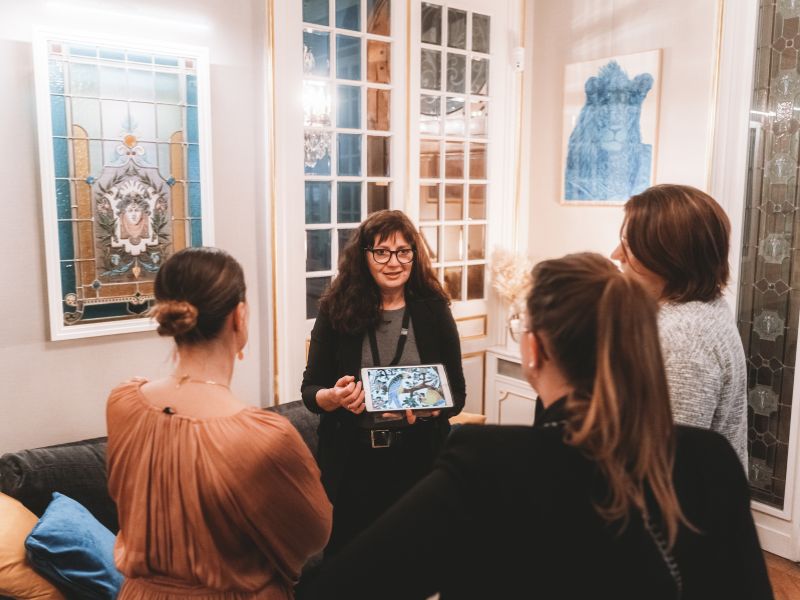 Fabienne Labat qui gère l'escape game