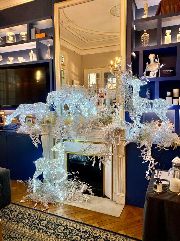 Des illuminations de Noël dans la Maison Hôtentique